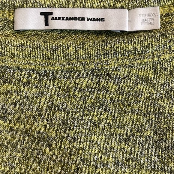 T Alexander Wang Marled Drape Back Mini Dress Tunic Size Small - Picture 15 of 16